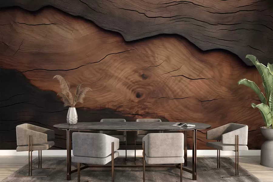 Valokuvatapetti Puunkuoren jäljitelmä w09705