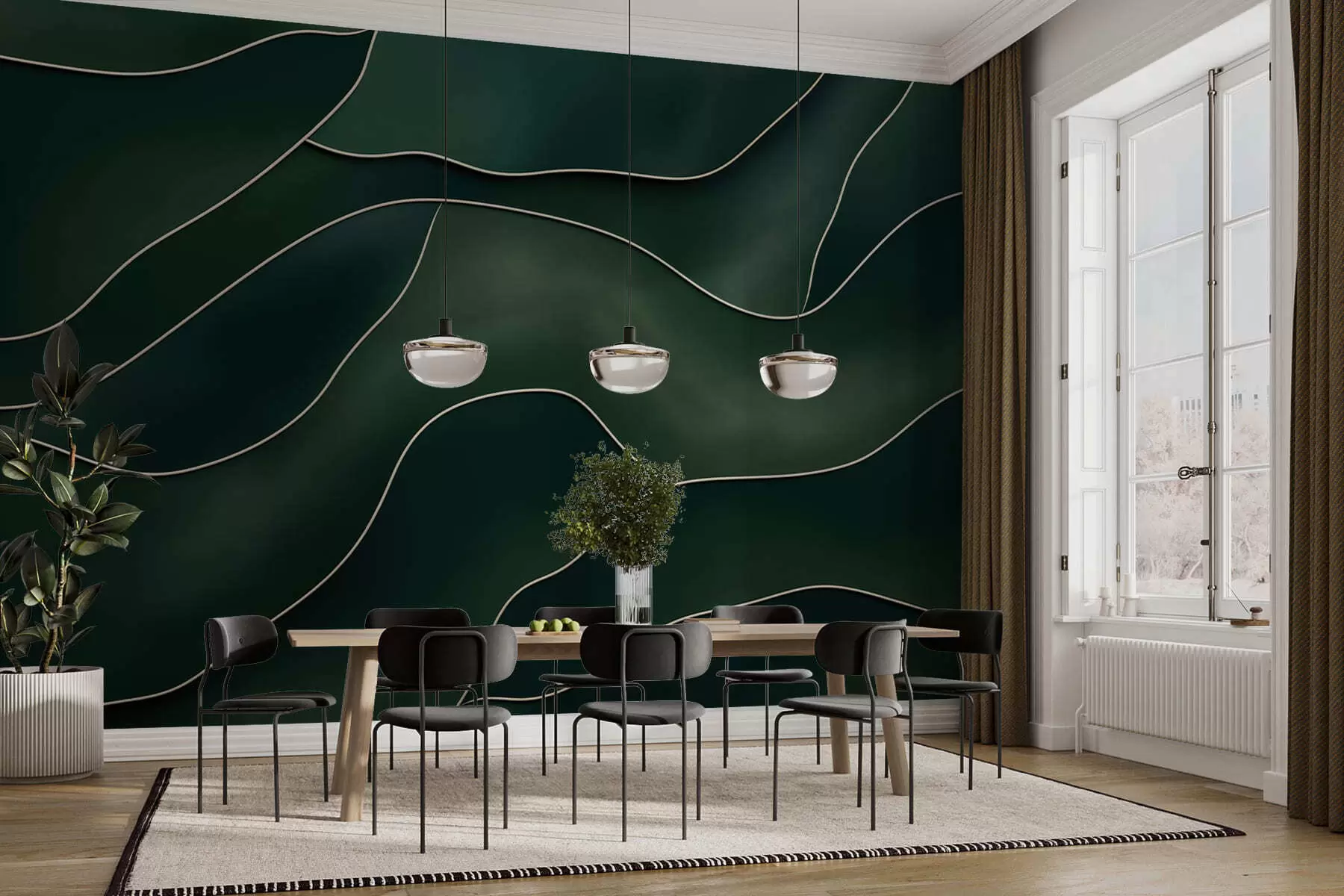 Valokuvatapetti Abstraktit linjat w05218