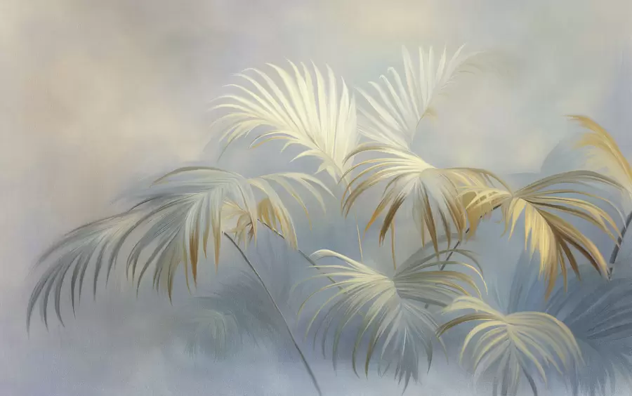 Valokuvatapetti Elegantit lehdet w05255