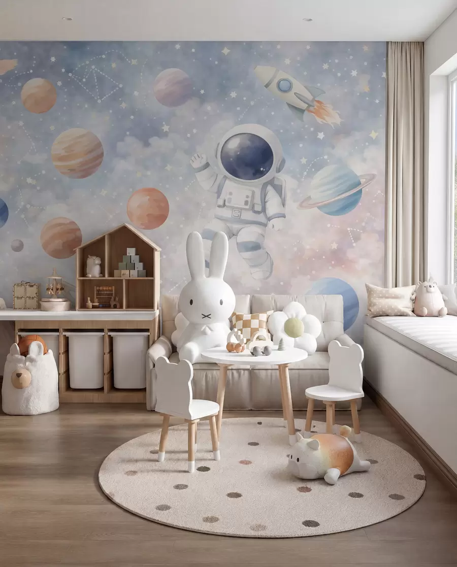 Valokuvatapetti Pienen astronautin matka w05233