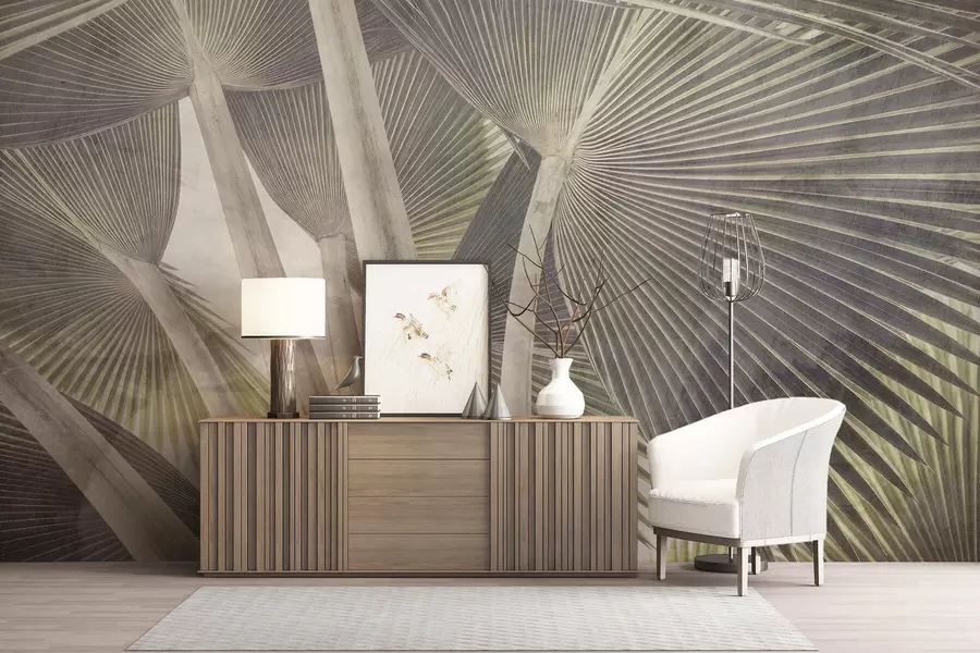 Valokuvatapetti Lehtiset unet w05358