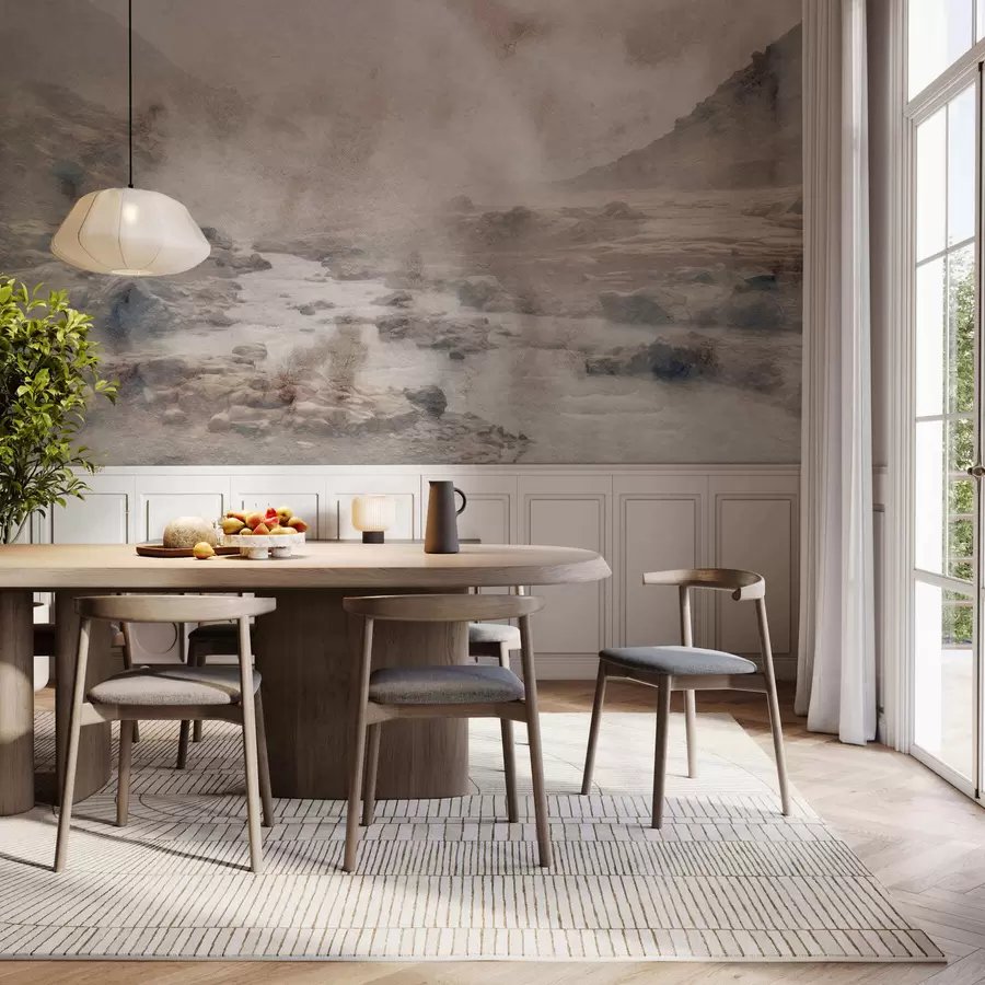 Valokuvatapetti Hiljaisen sumun laakso w05363