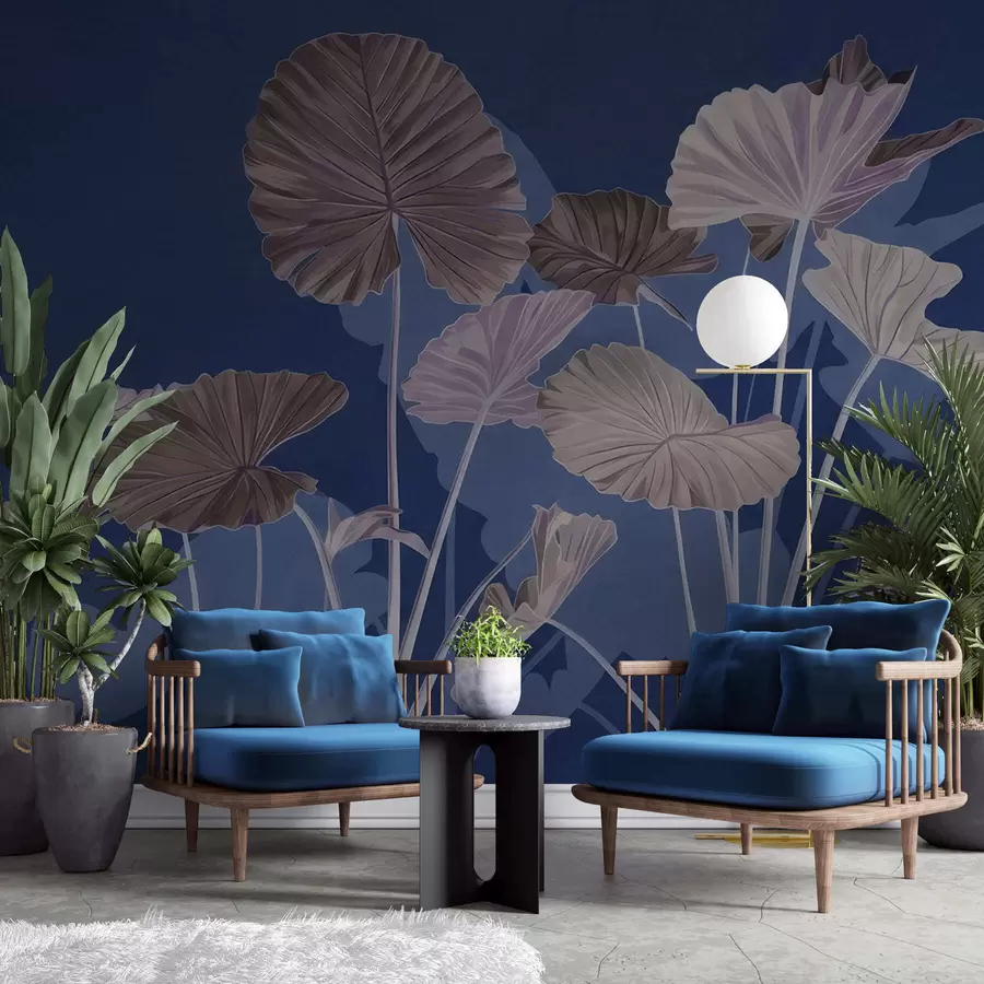 Valokuvatapetti Maalattujen lootusten puutarha w05364