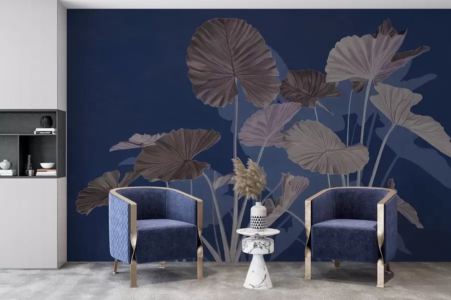 Valokuvatapetti Maalattujen lootusten puutarha w05364