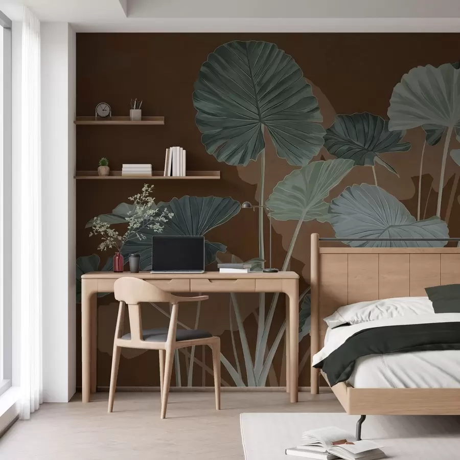 Valokuvatapetti Maalattujen lootusten puutarha w05364v1