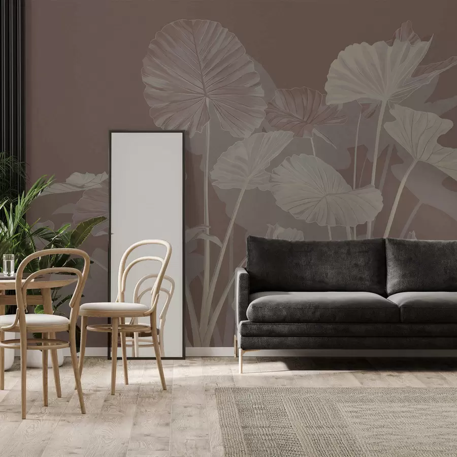 Valokuvatapetti Maalattujen lootusten puutarha w05364v2