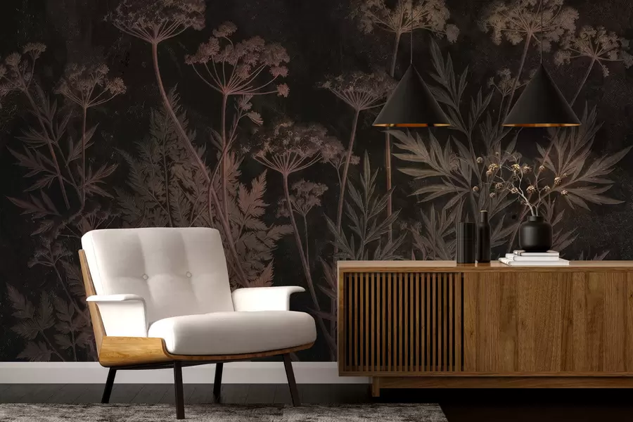 Valokuvatapetti Kietoutuneet ikuiset kukat w05369v1