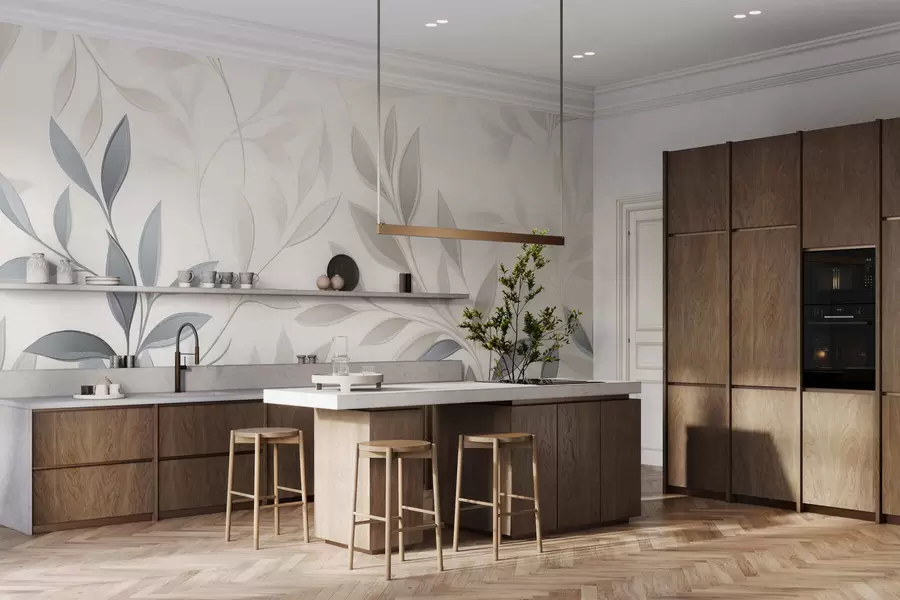 Valokuvatapetti Hiljainen lehtien keskellä w05279