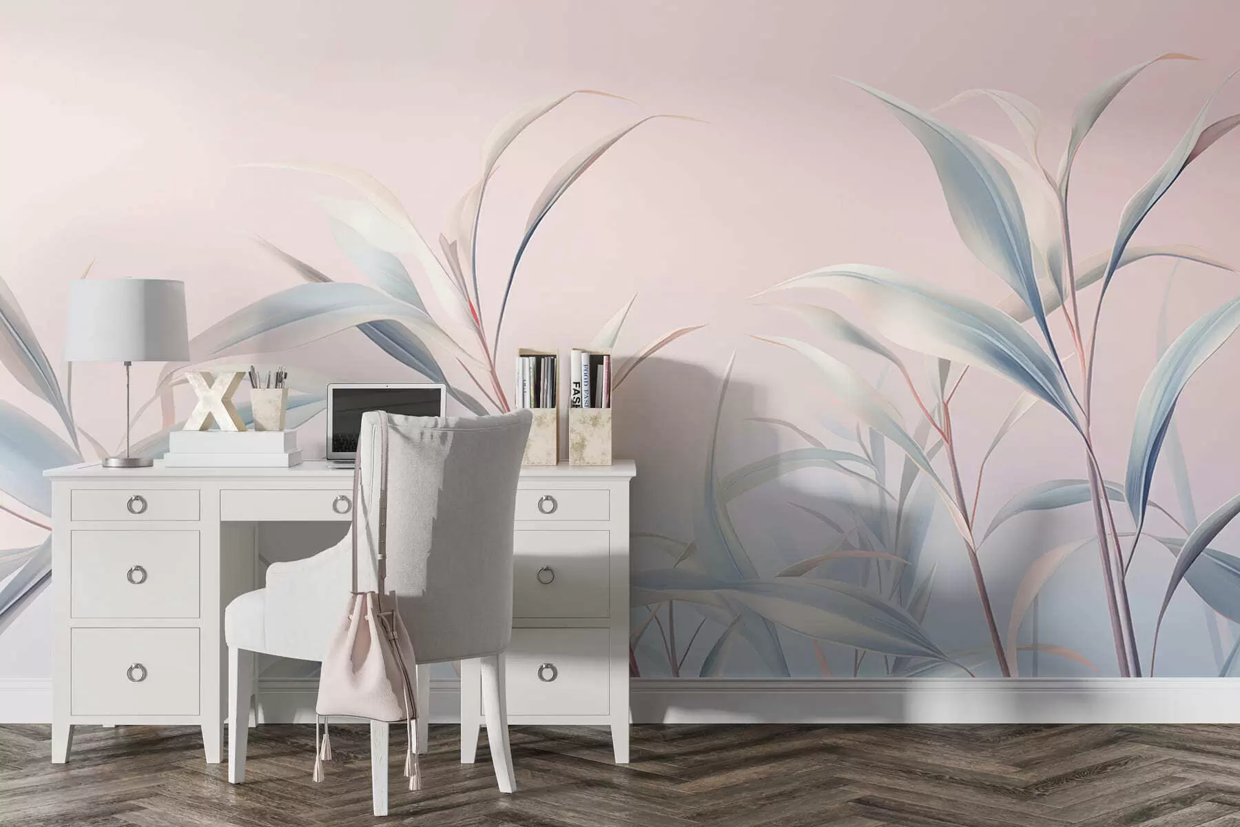 Valokuvatapetti Lehtien kuninkaallinen eleganssi w05361