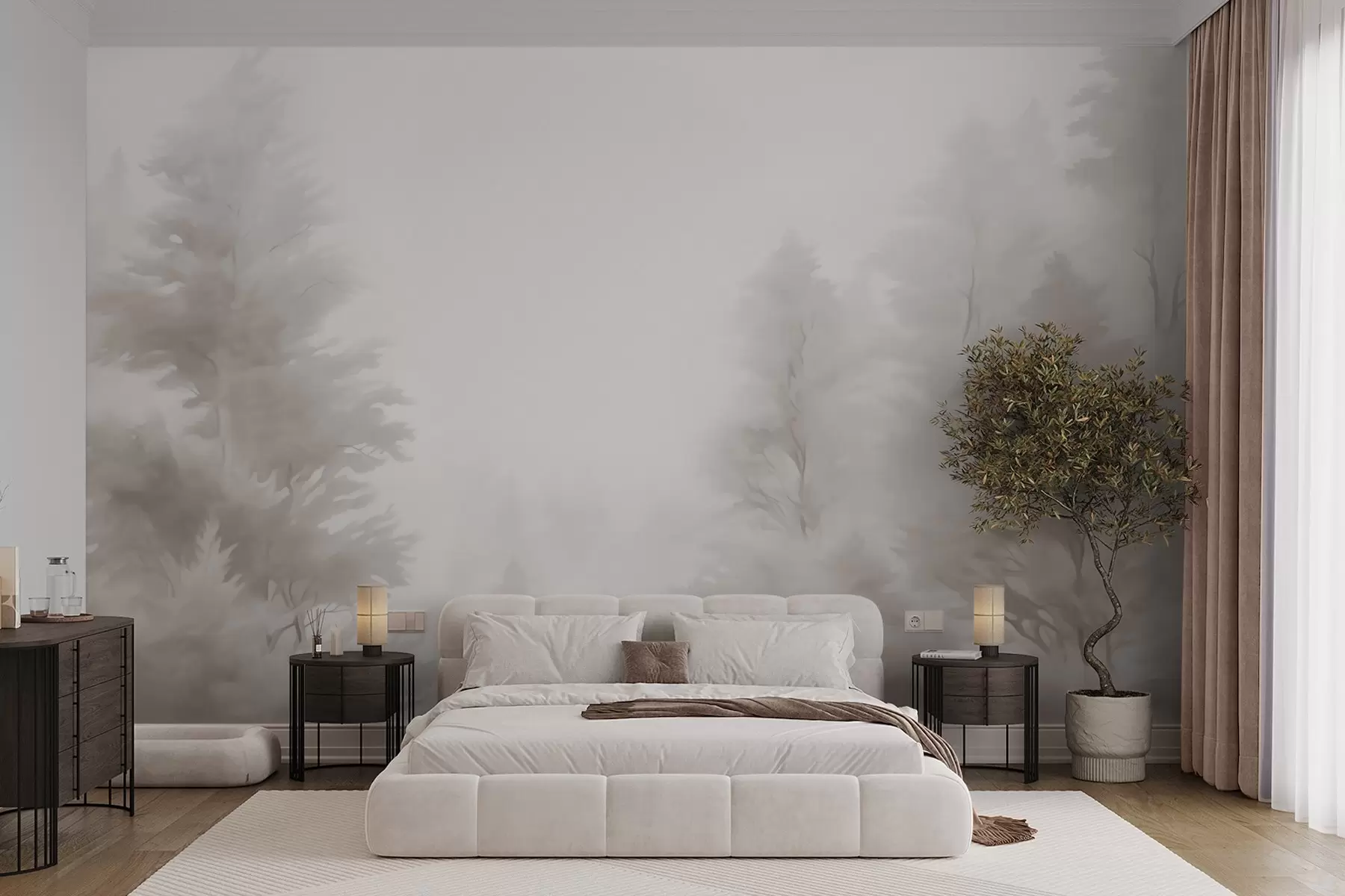 Valokuvatapetti Abstrakti metsä w05420v1