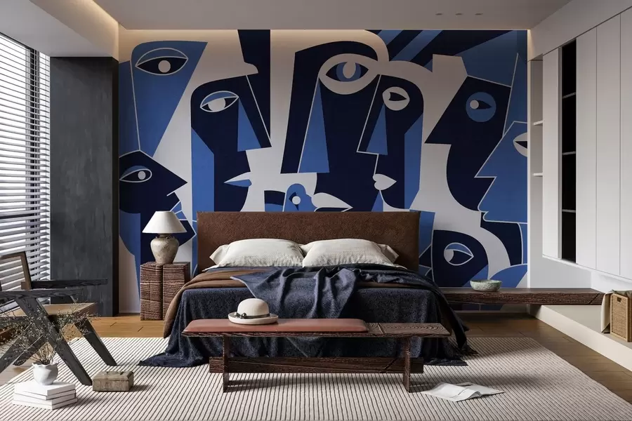 Valokuvatapetti Afrikkalaistyyliset kasvot w05446v1