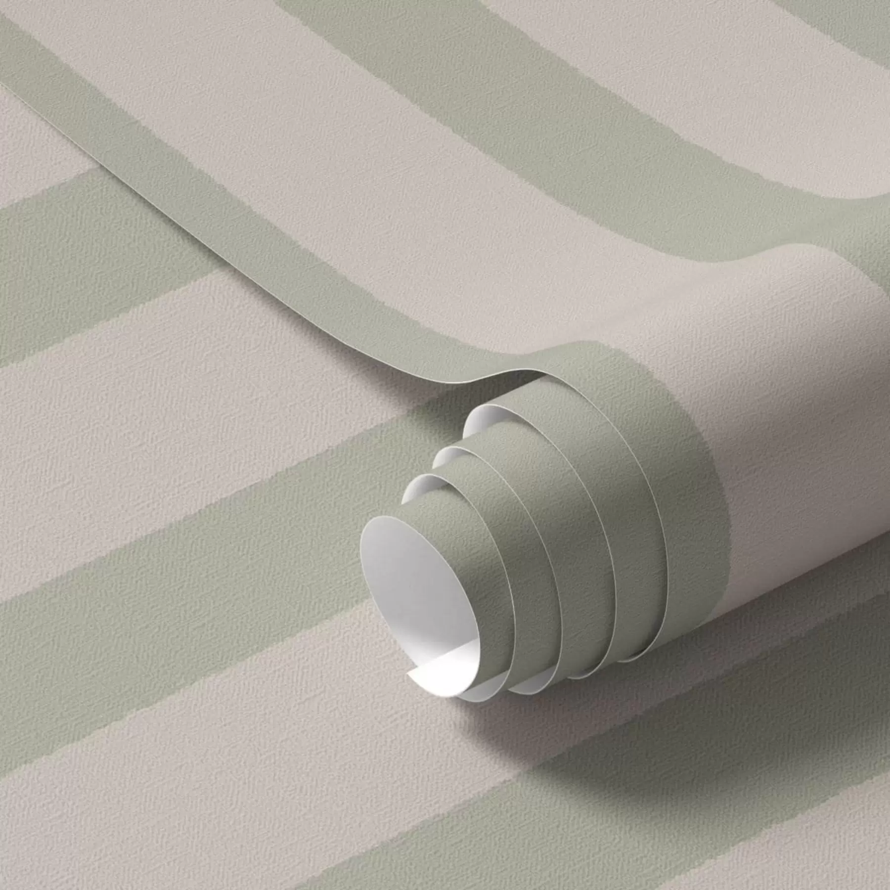 Valokuvatapetti Vihreät ja beige pystysuorat raidat a01180