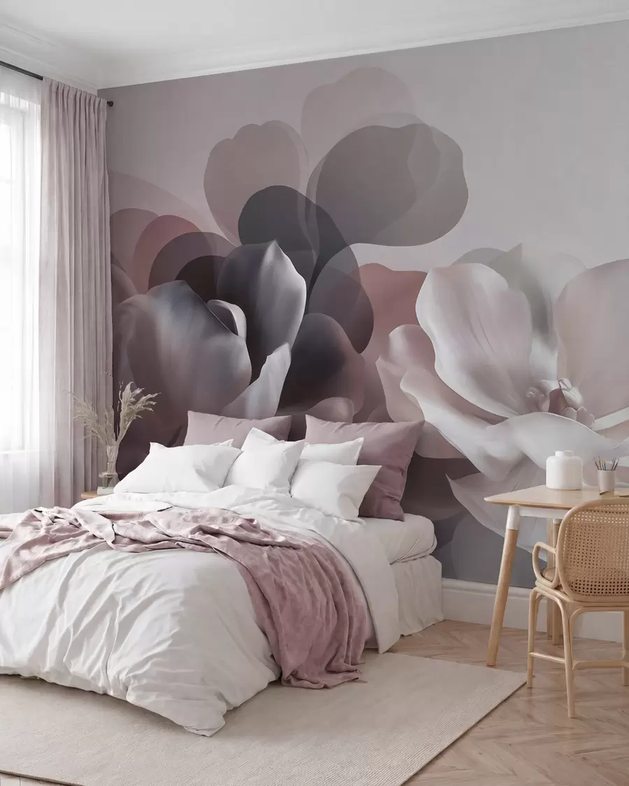 Valokuvatapetti Abstrakti magnolia-kukka-asetelma w09930