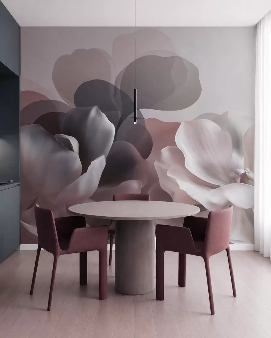 Valokuvatapetti Abstrakti magnolia-kukka-asetelma w09930