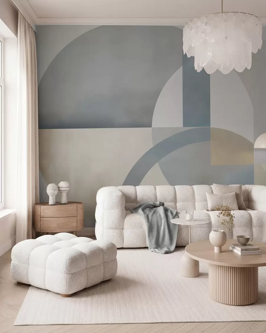 Valokuvatapetti Geometrinen abstraktio, jossa jäljitellään tekstuuria w05778