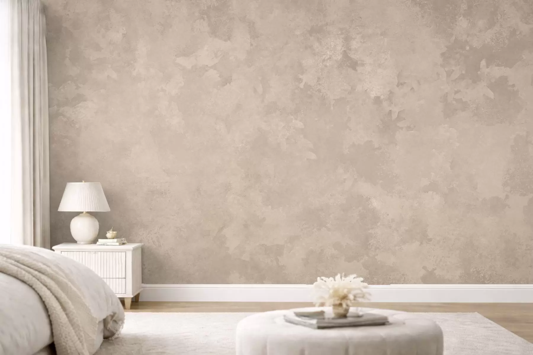 Valokuvatapetti Lämmin mantelibeige tekstuuri, jossa on pehmeitä luonnollisia sävyvaihteluita w05814