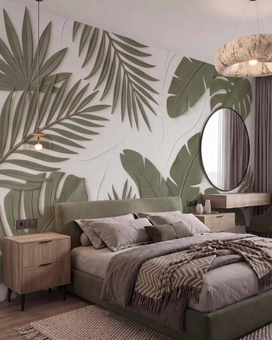 Valokuvatapetti Kasvisilhuetit w09995