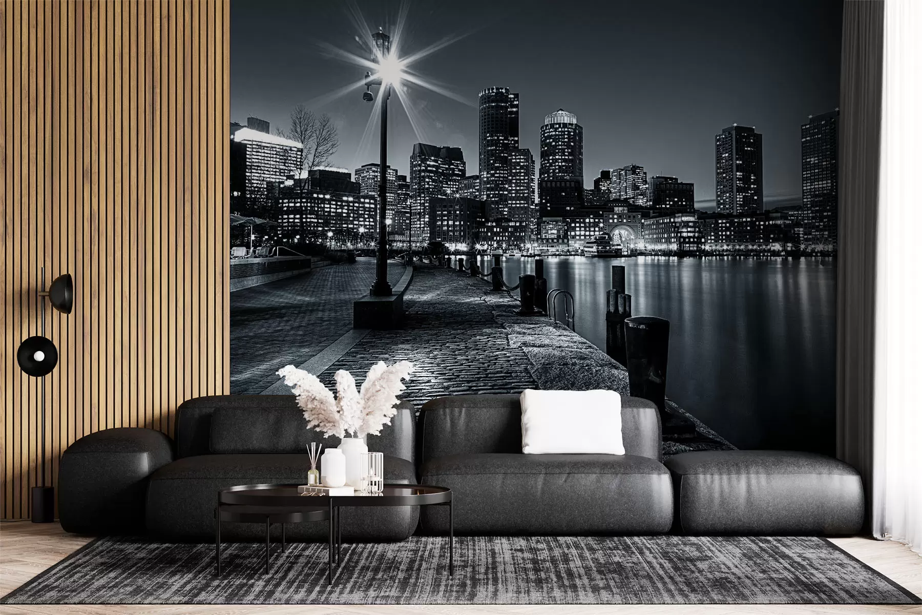 Valokuvatapetti Rakennus, vesi ja taivas u54150