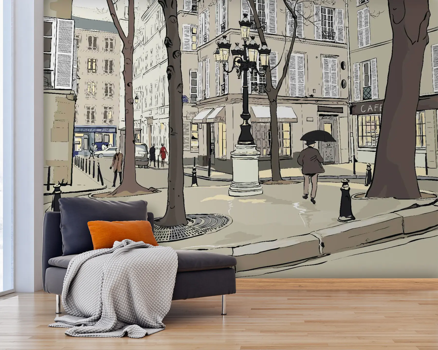 Valokuvatapetti Rakennus, ikkunat ja infrastruktuuri u55549