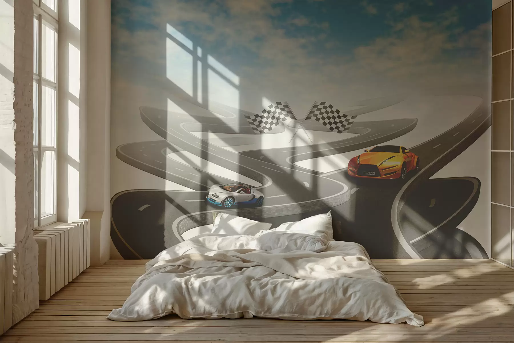 Valokuvatapetti Pilvi, taivas ja huppu u60143