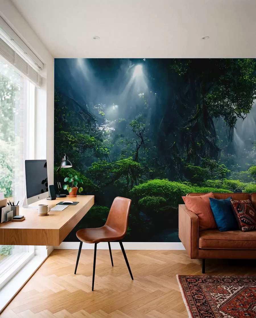Valokuvatapetti Luonnollinen metsämaisema u72430
