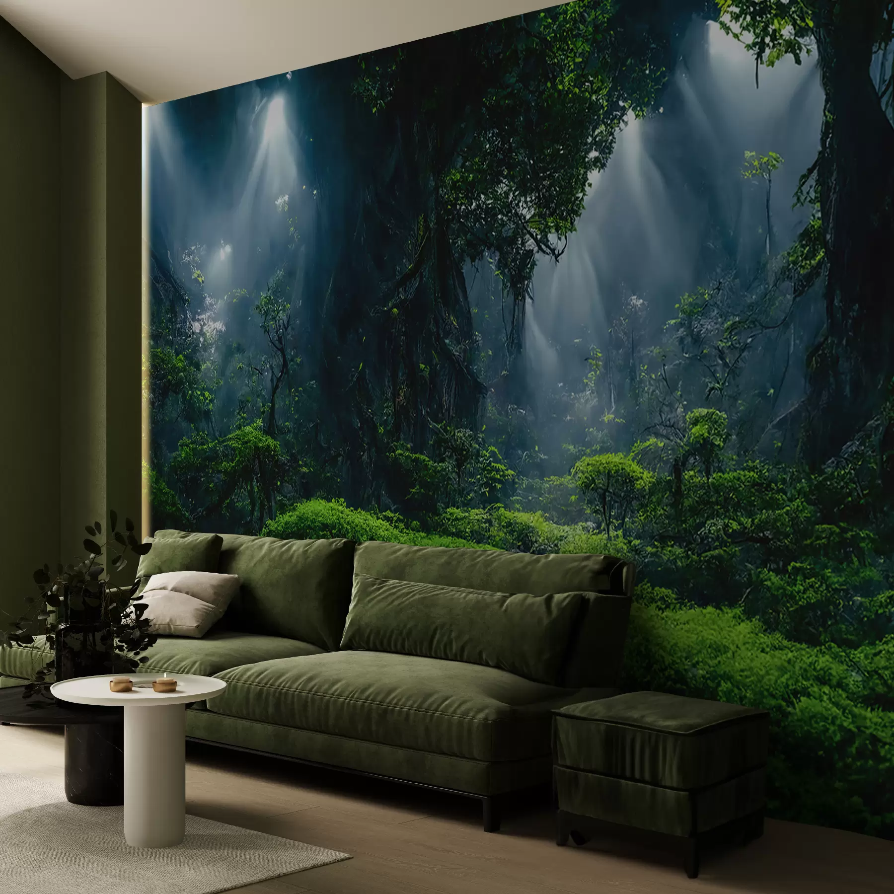 Valokuvatapetti Luonnollinen metsämaisema u72430