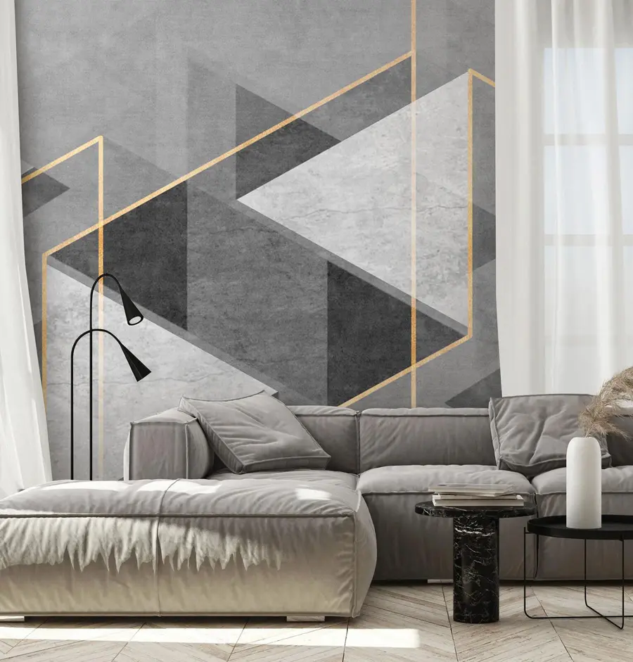 Valokuvatapetti Abstrakti geometrinen tyyli u74080