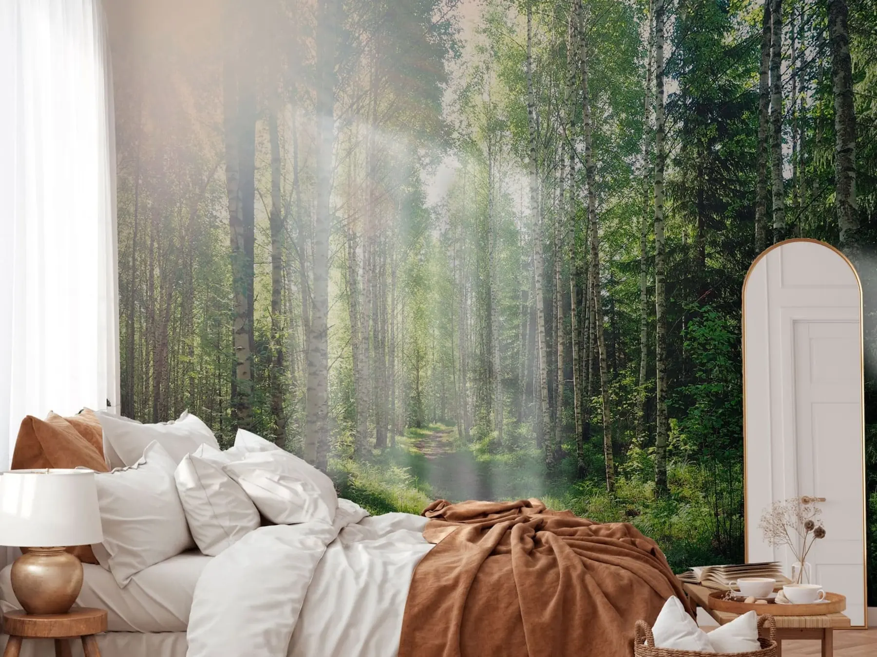 Valokuvatapetti Vihreä auringonpaiste Suomessa u74235