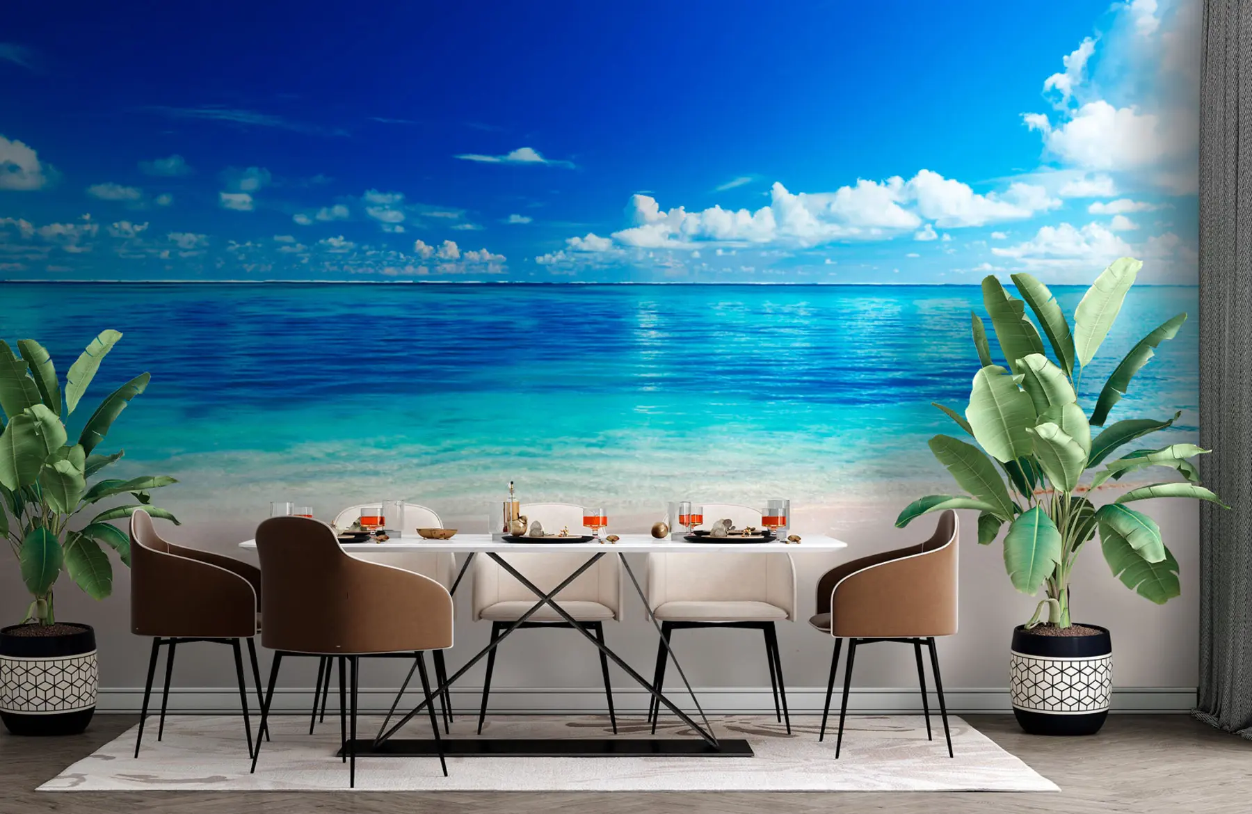 Valokuvatapetti Hiekkaranta ja meri u74335