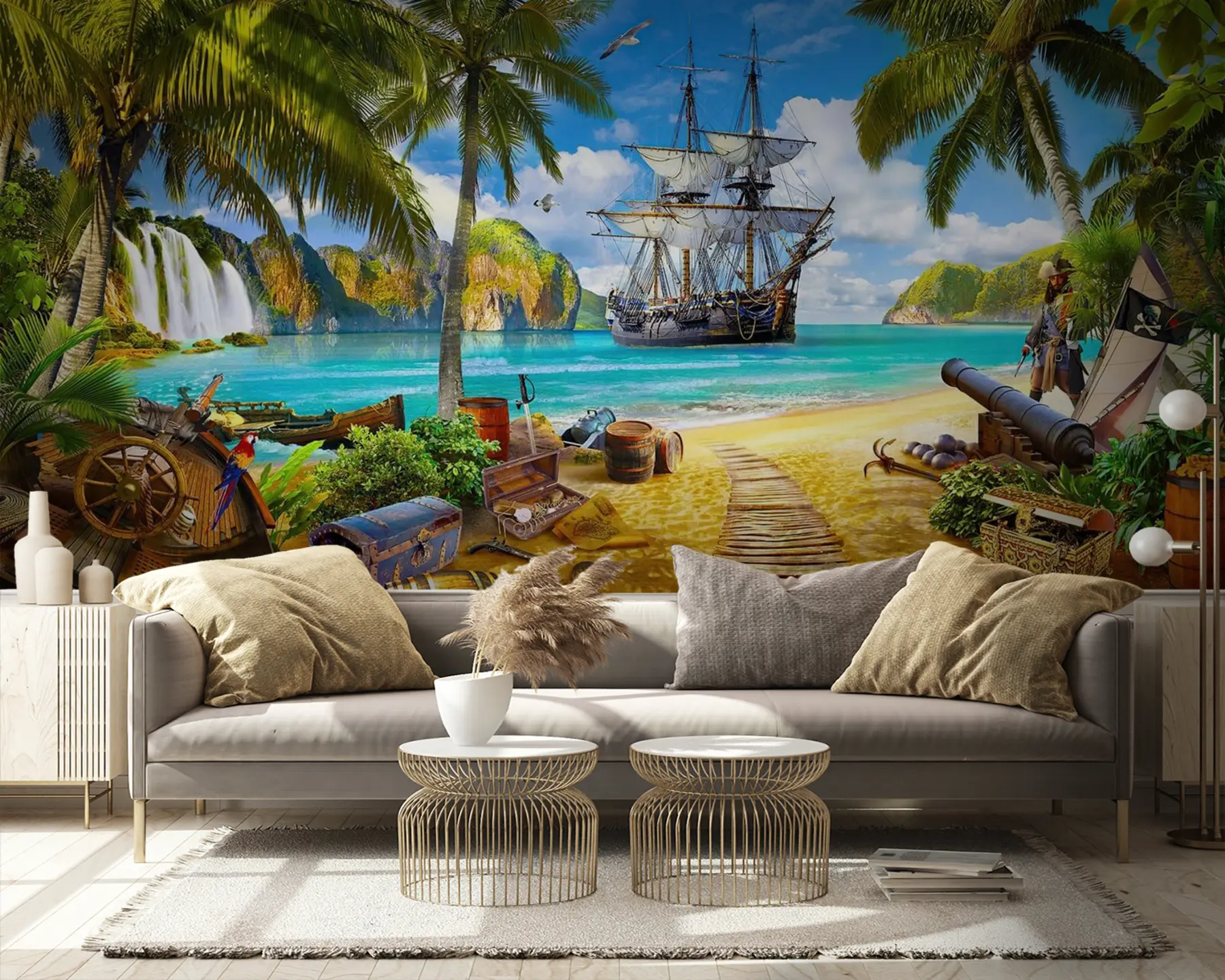 Valokuvatapetti Vesi, pilvi ja taivas u59784v3