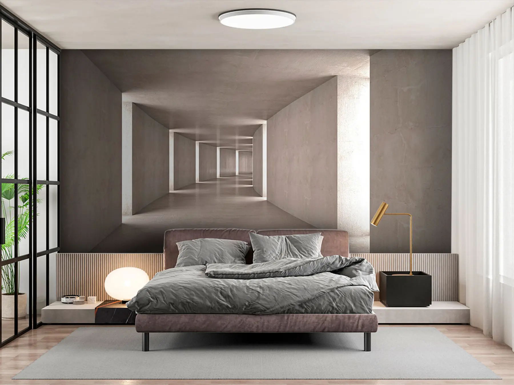 Valokuvatapetti Abstrakti tunneli u75401