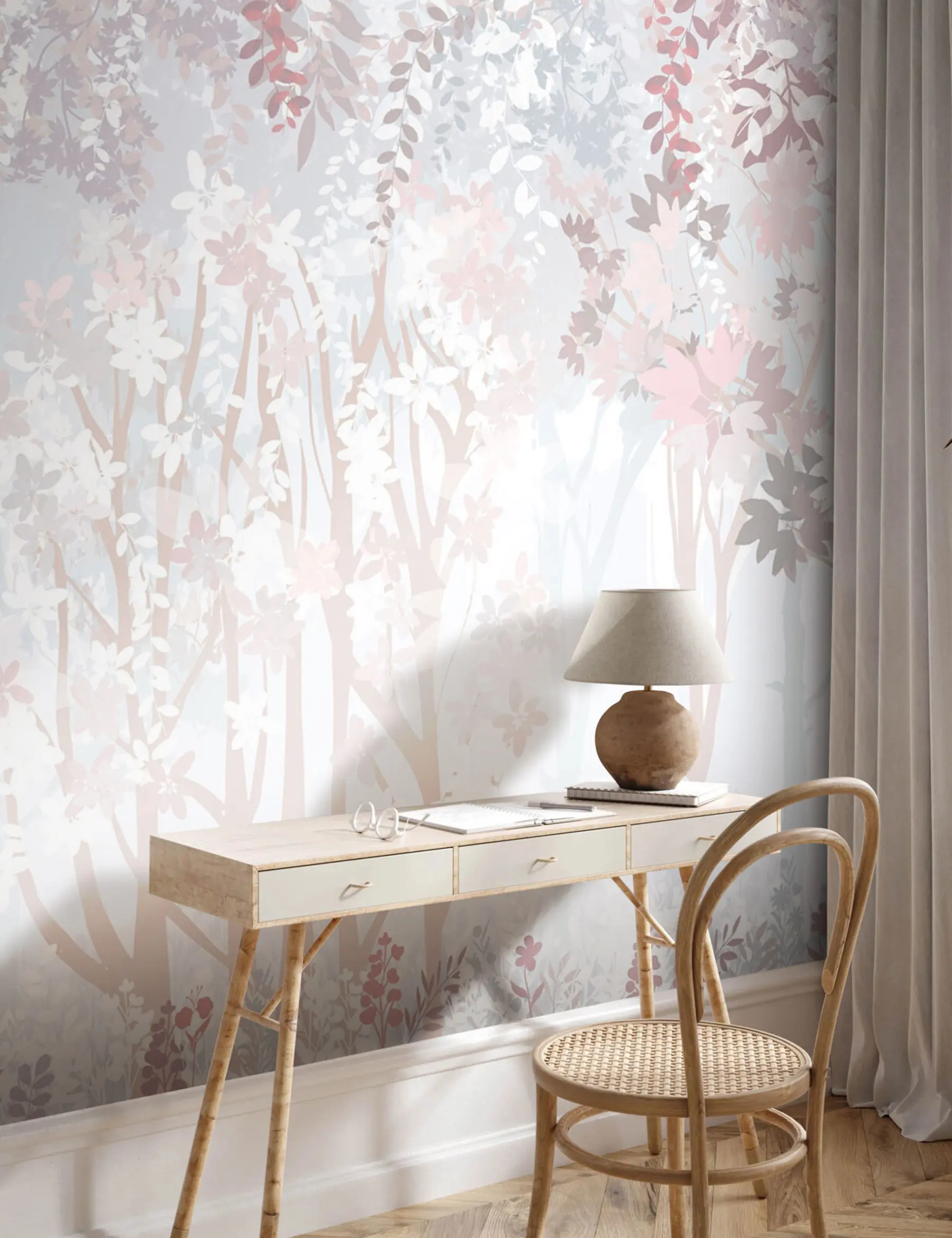 Valokuvatapetti Upea maaginen metsä u94171