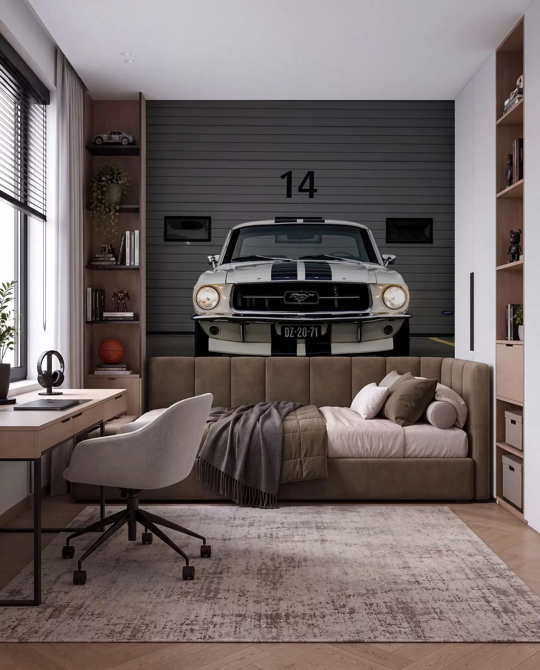 Valokuvatapetti 1970 Ford Mustang u95536