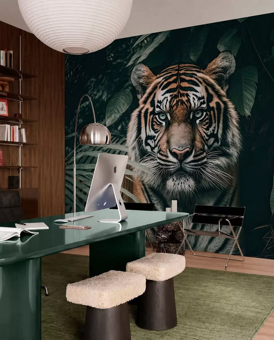 Valokuvatapetti Tiikeri sademetsässä u95619