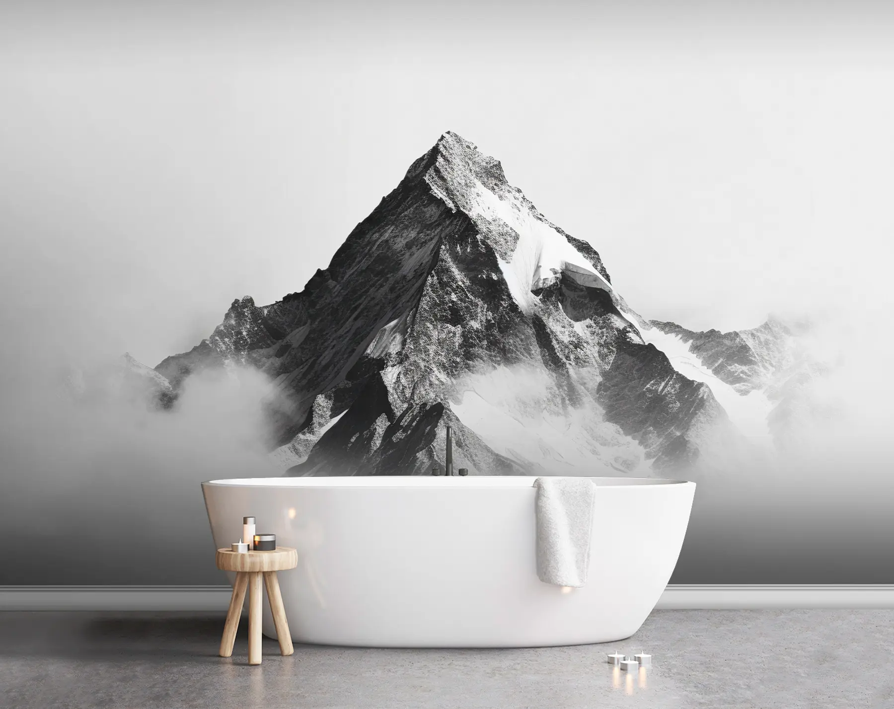 Valokuvatapetti Vuoristomaisema rentoutua u96033