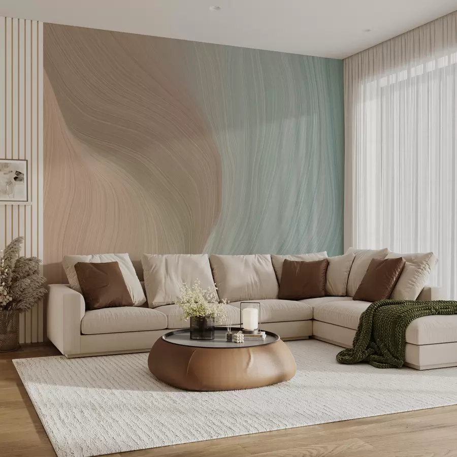 Valokuvatapetti Liuskeenharmaita aaltoja u96285