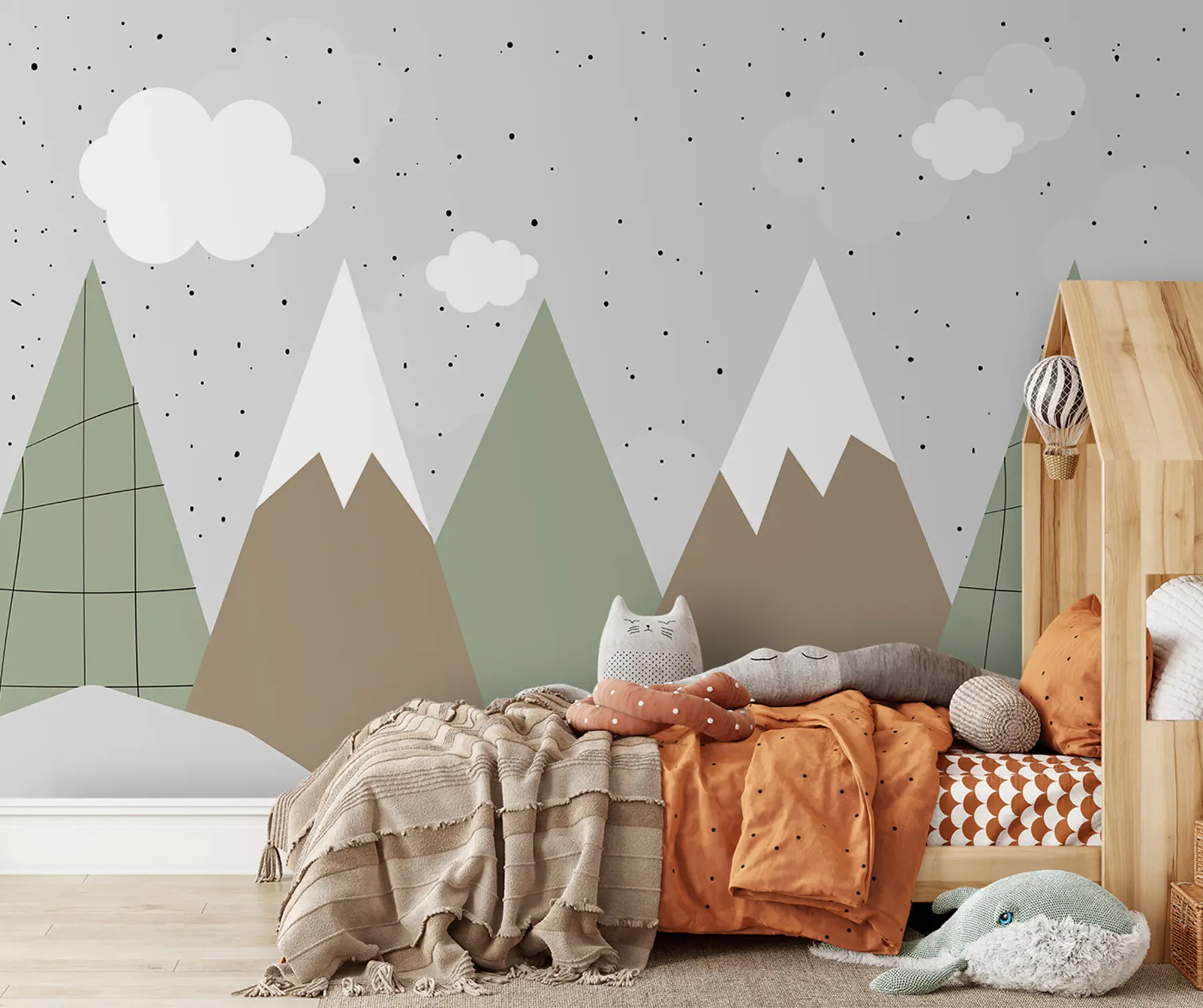 Valokuvatapetti Vuoria ja pilviä u96298