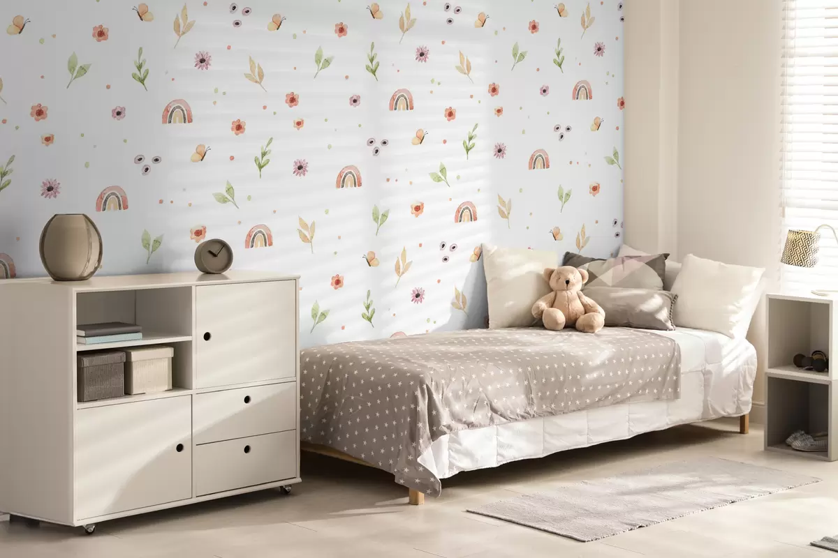 Valokuvatapetti Lasten akvarellipiirustus u96608