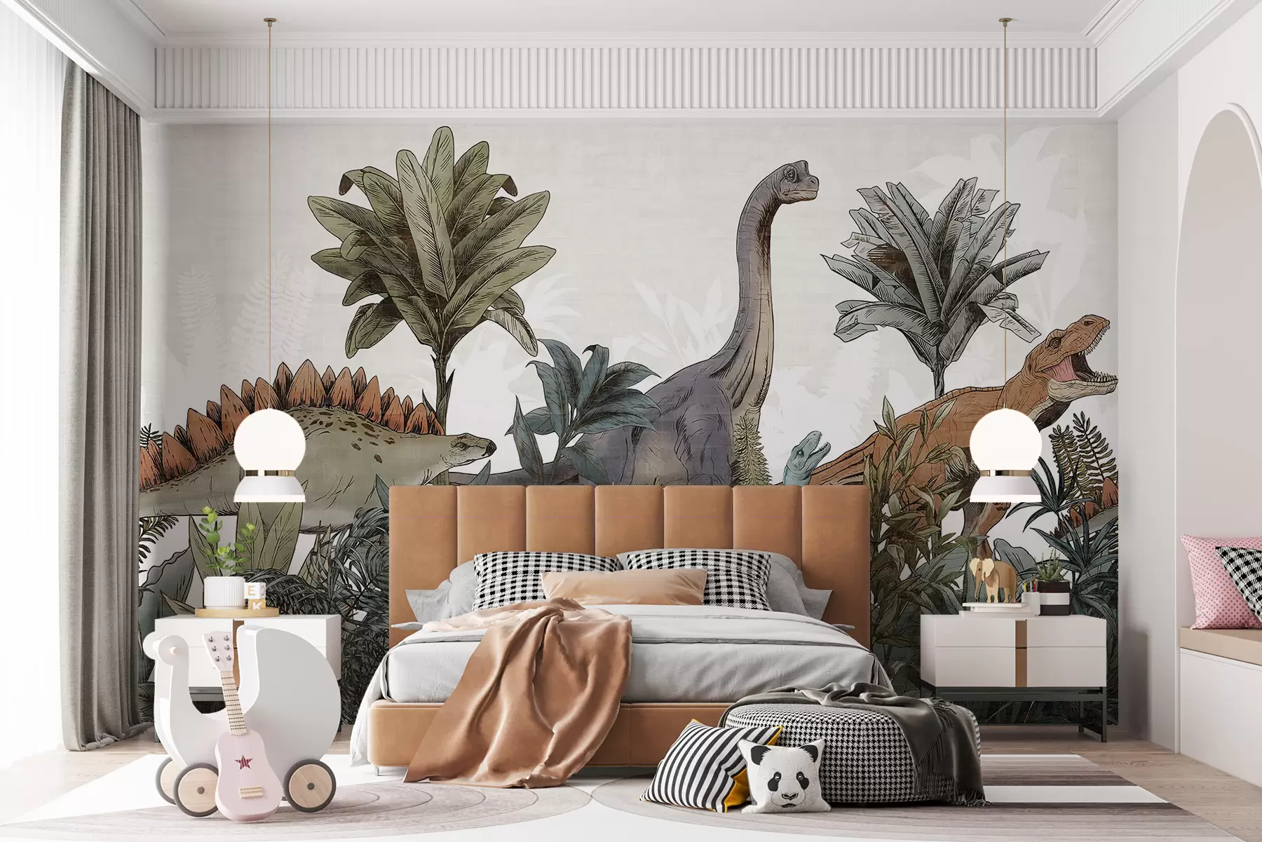 Valokuvatapetti Suurten dinosaurusten puisto u96938