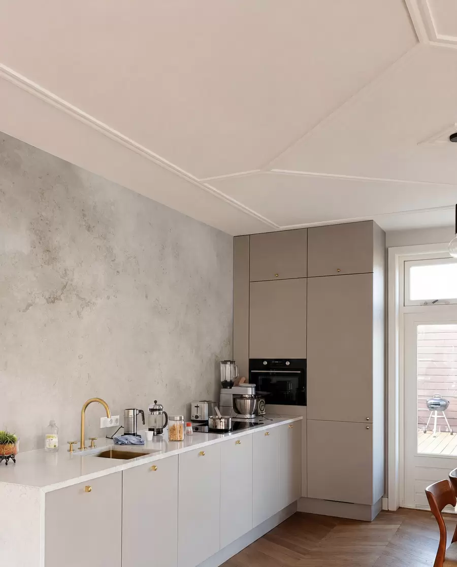 Valokuvatapetti Beige betoniseinä u97236