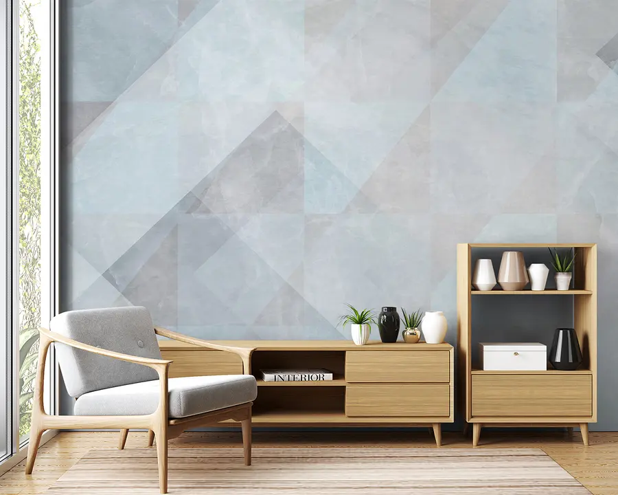 Valokuvatapetti Geometrinen abstraktio pastelliväreissä u97267