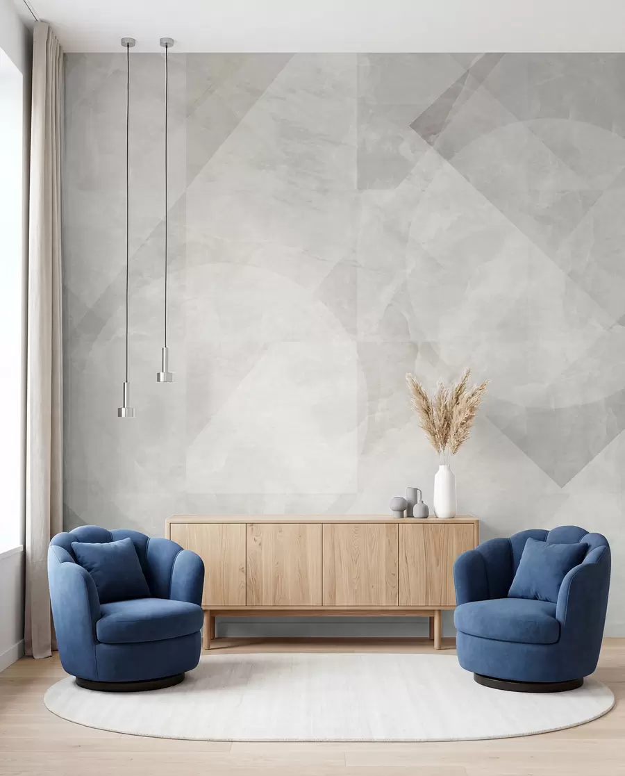Valokuvatapetti Geometrinen abstraktio marmoritaustalla pastelliväreissä u97269