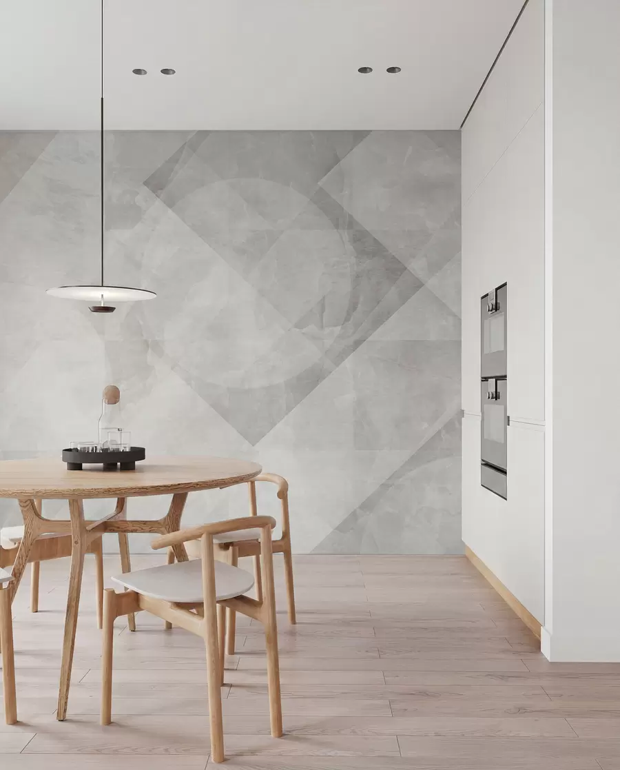 Valokuvatapetti Geometrinen abstraktio marmoritaustalla pastelliväreissä u97269