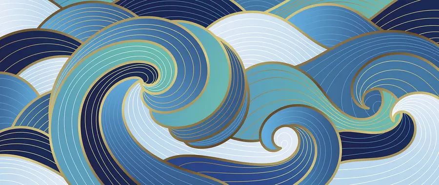 Valokuvatapetti Itäiset aallot u98590