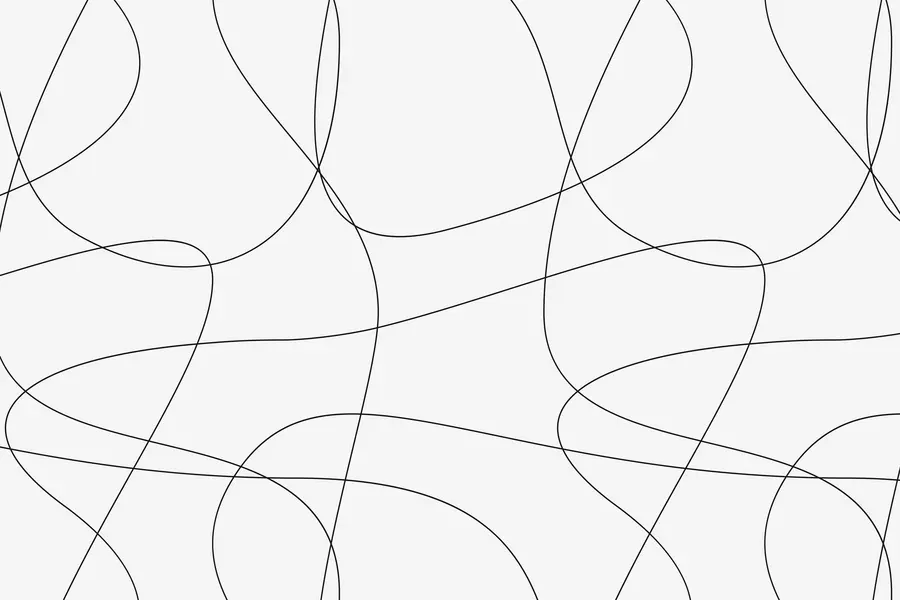 Valokuvatapetti Tyylikäs tapetti, jossa on boho-tyylisiä linjoja u98563