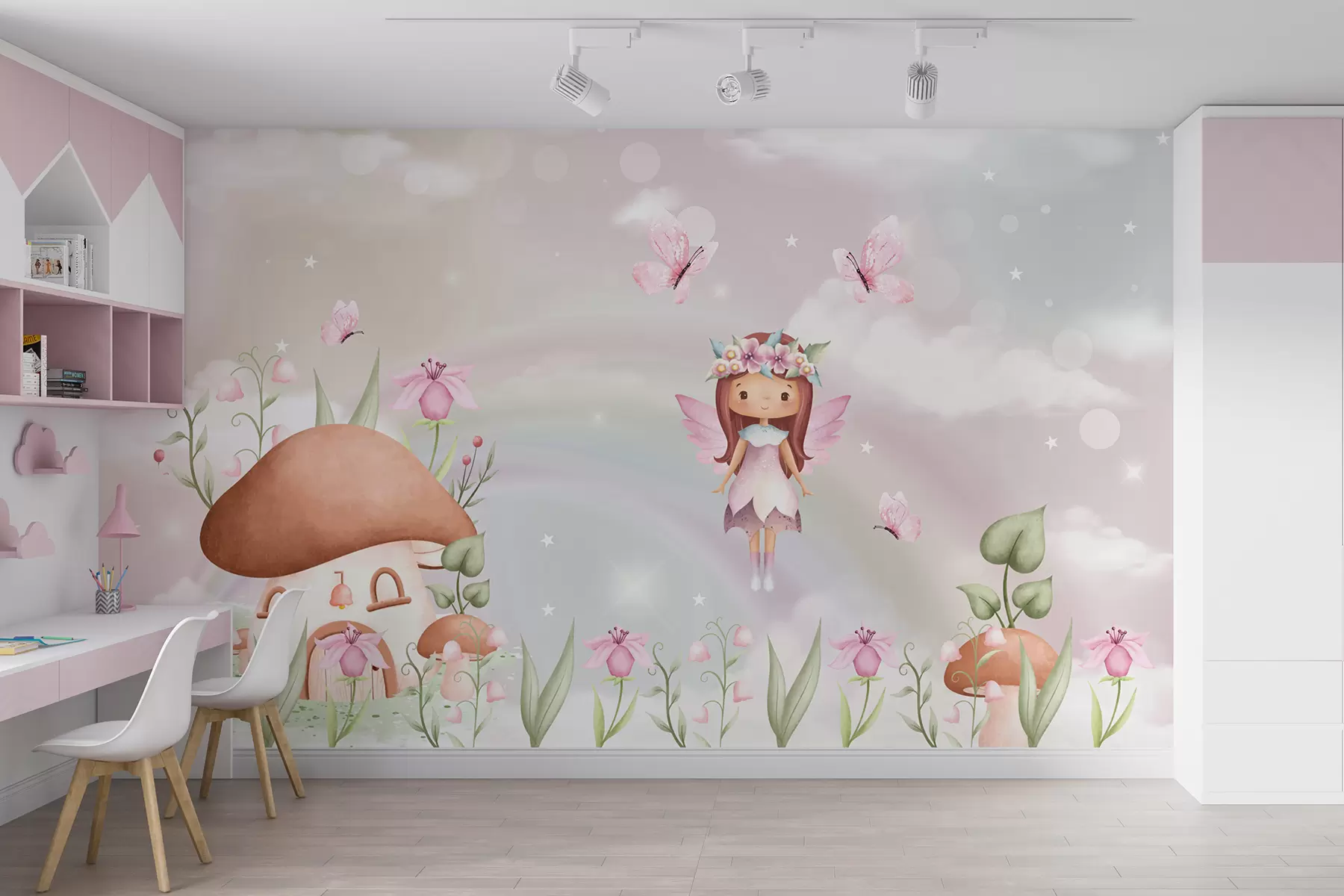 Valokuvatapetti Keijujen maailma keijujen kanssa u98735