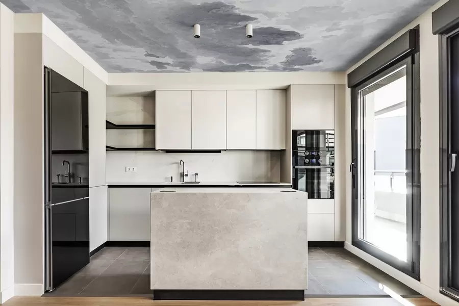 Valokuvatapetti Harmaat pilvet u98797