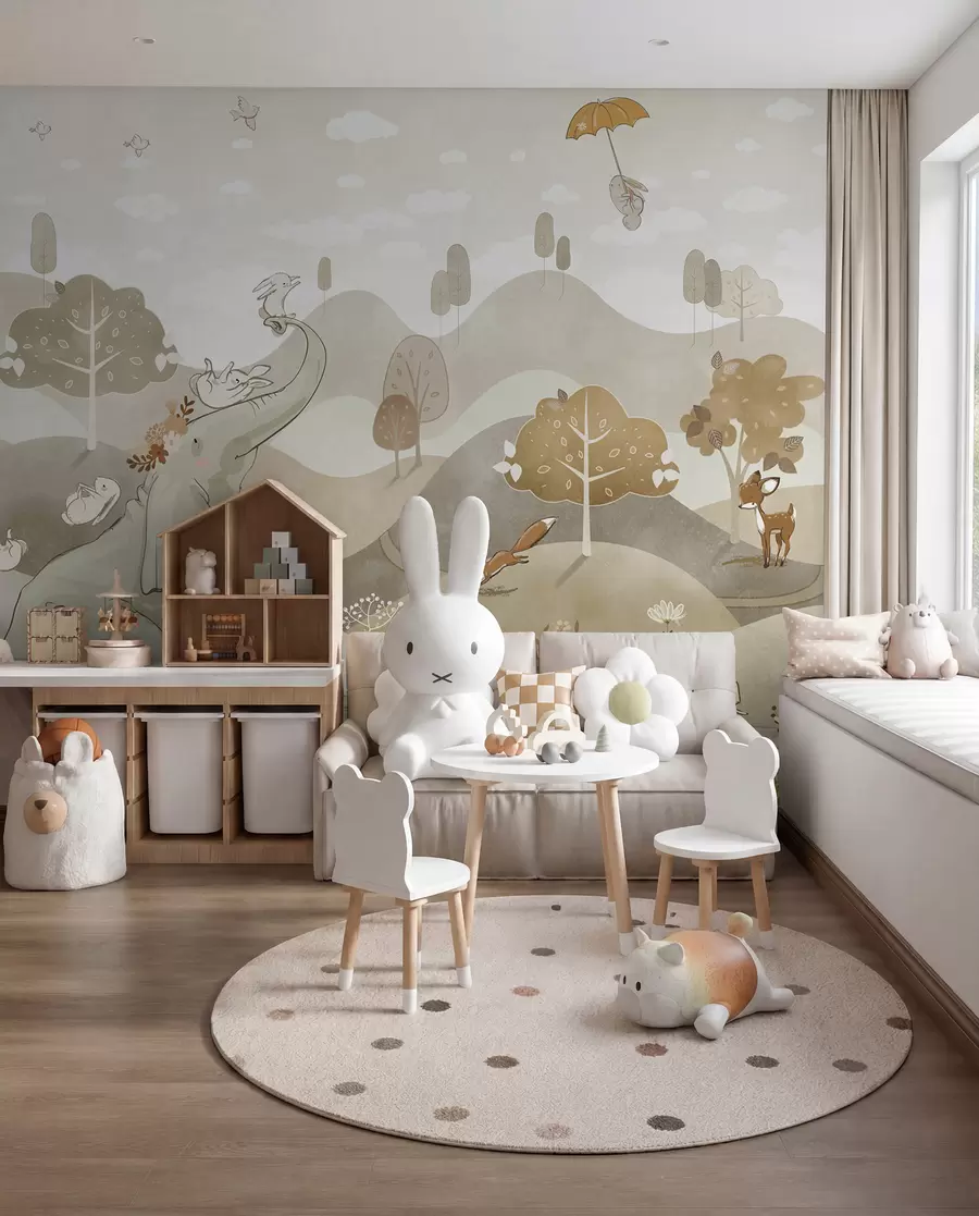 Valokuvatapetti Metsän satukirja u98695