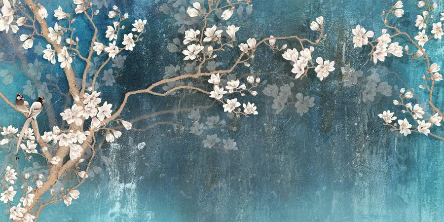 Valokuvatapetti Kukkivat oksat u12150d1