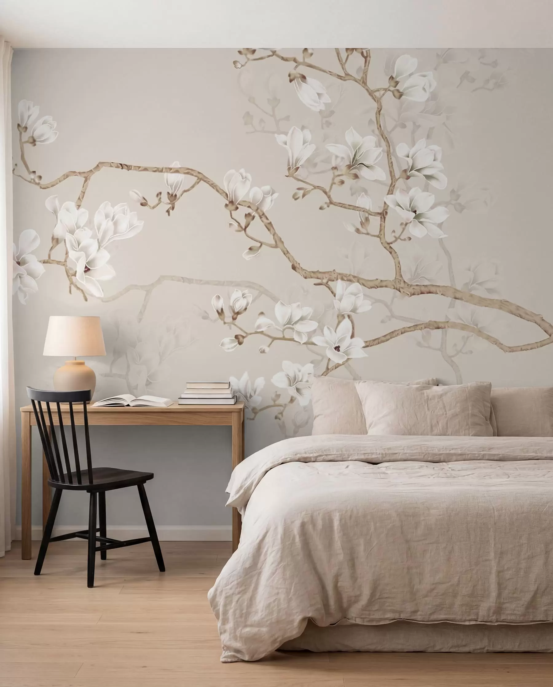 Valokuvatapetti Magnolia puu puutarhassa u25842d1